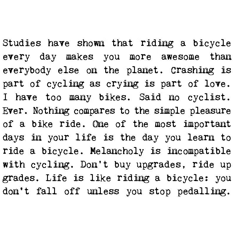 Super Cyclist Quote Card
