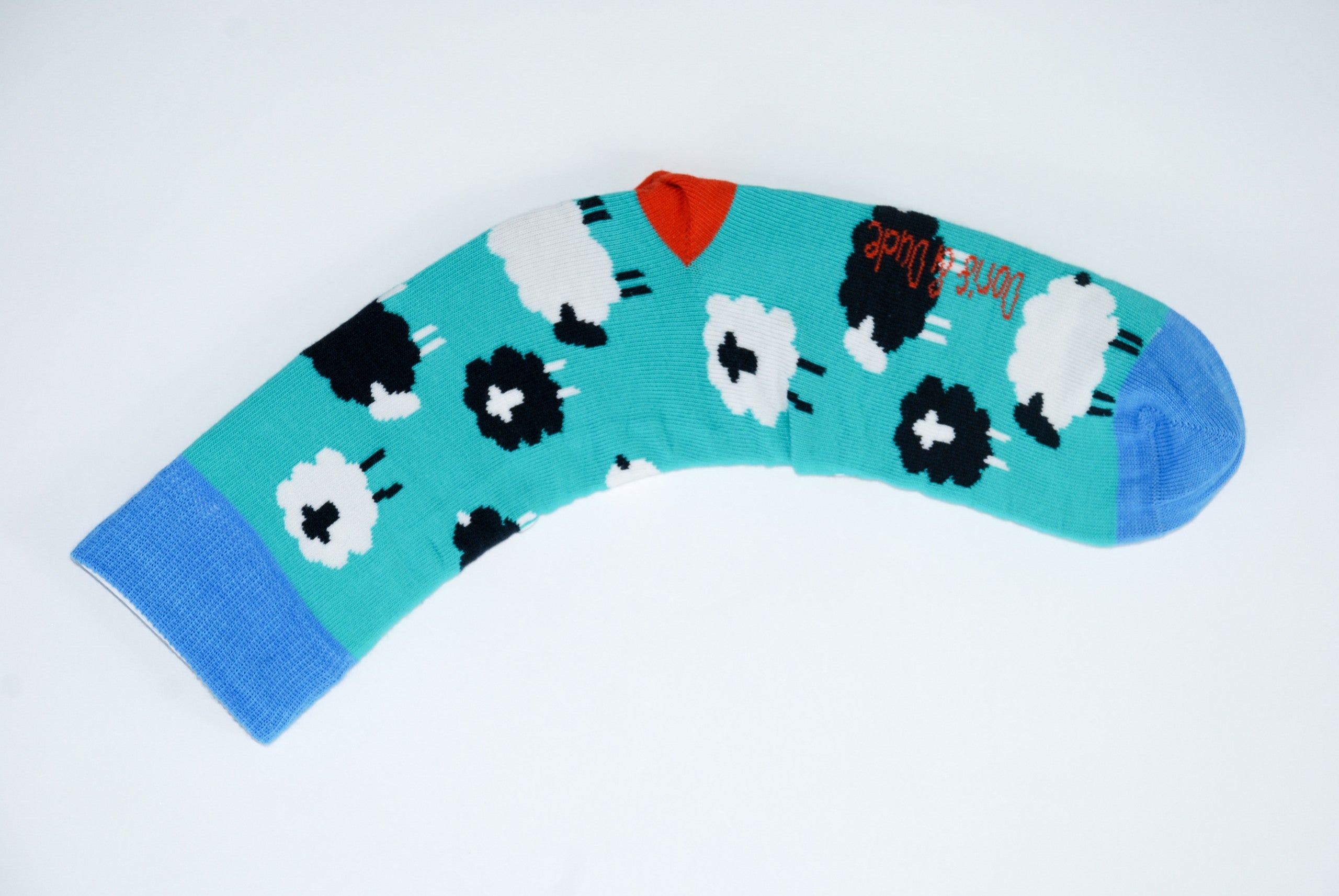 Doris and Dude Mint Sheep Socks UK 3 to 7