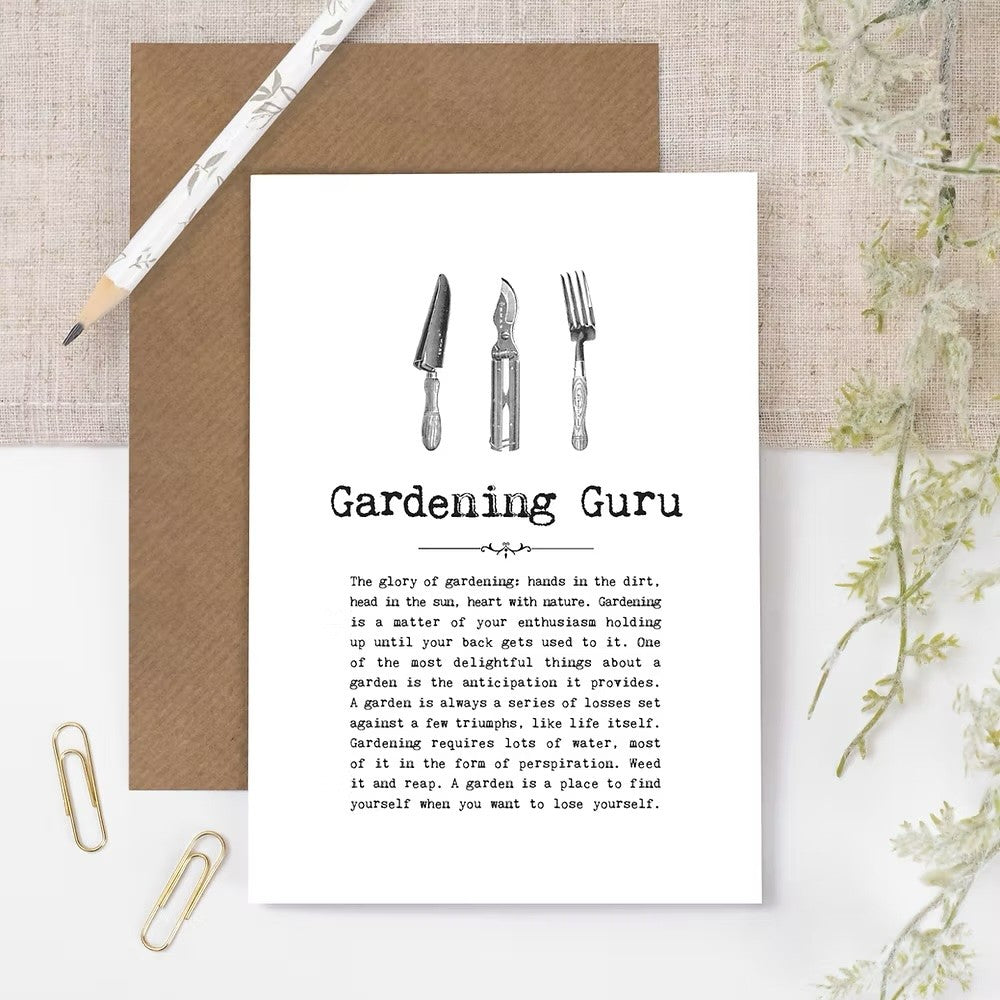 Gardening Guru Quote Cards