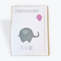 Congratulations It Is A Girl Card