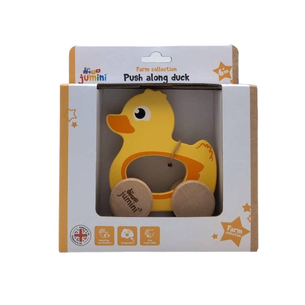 JUMINI Push Along Friends Duck (Boxed)