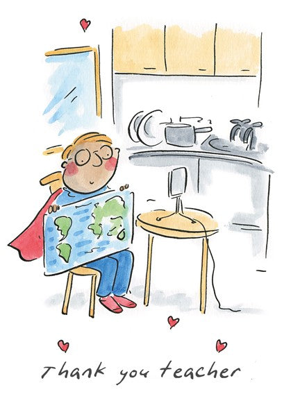 Thank you (Male) Teacher - Card