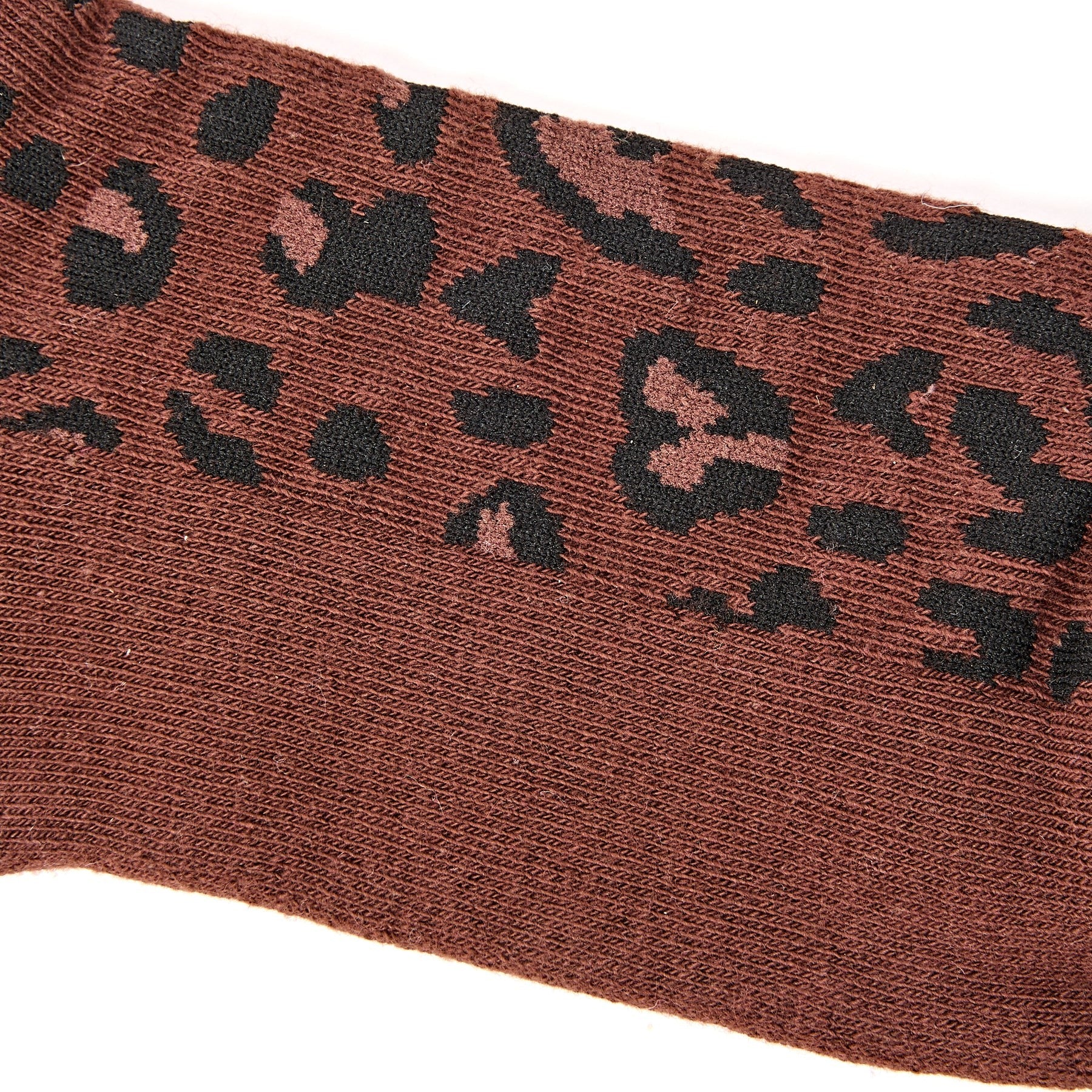 Roka Leopard Print Organic Cotton Socks - one size