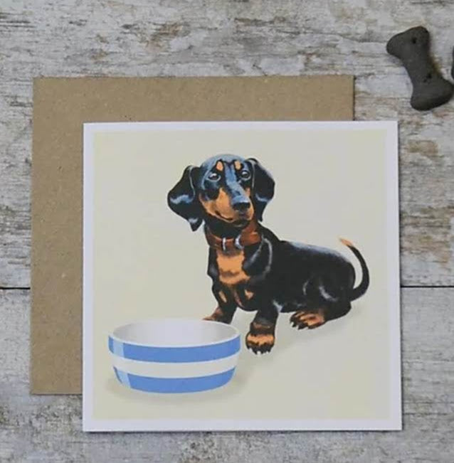 Dachshund card