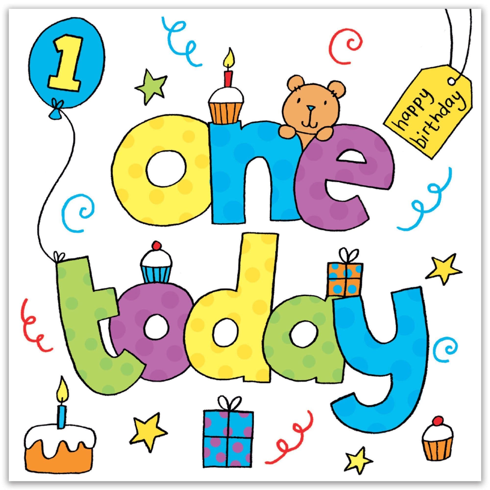 Age 1 Birthday Card