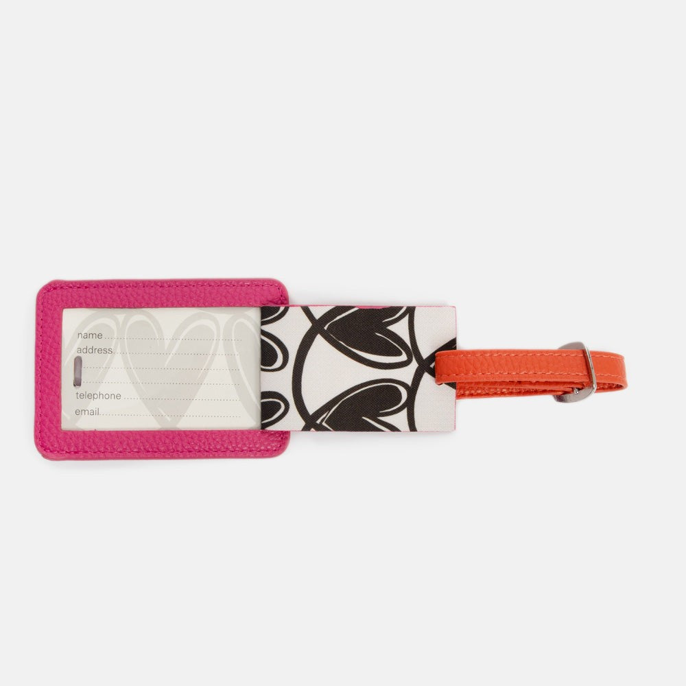 Fushia Pink Luggage Tag - Caroline Gardner