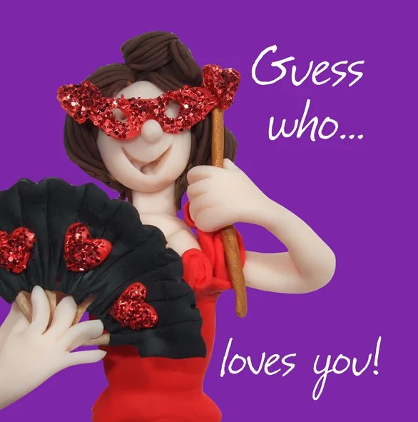 Guess Who Loves You Card