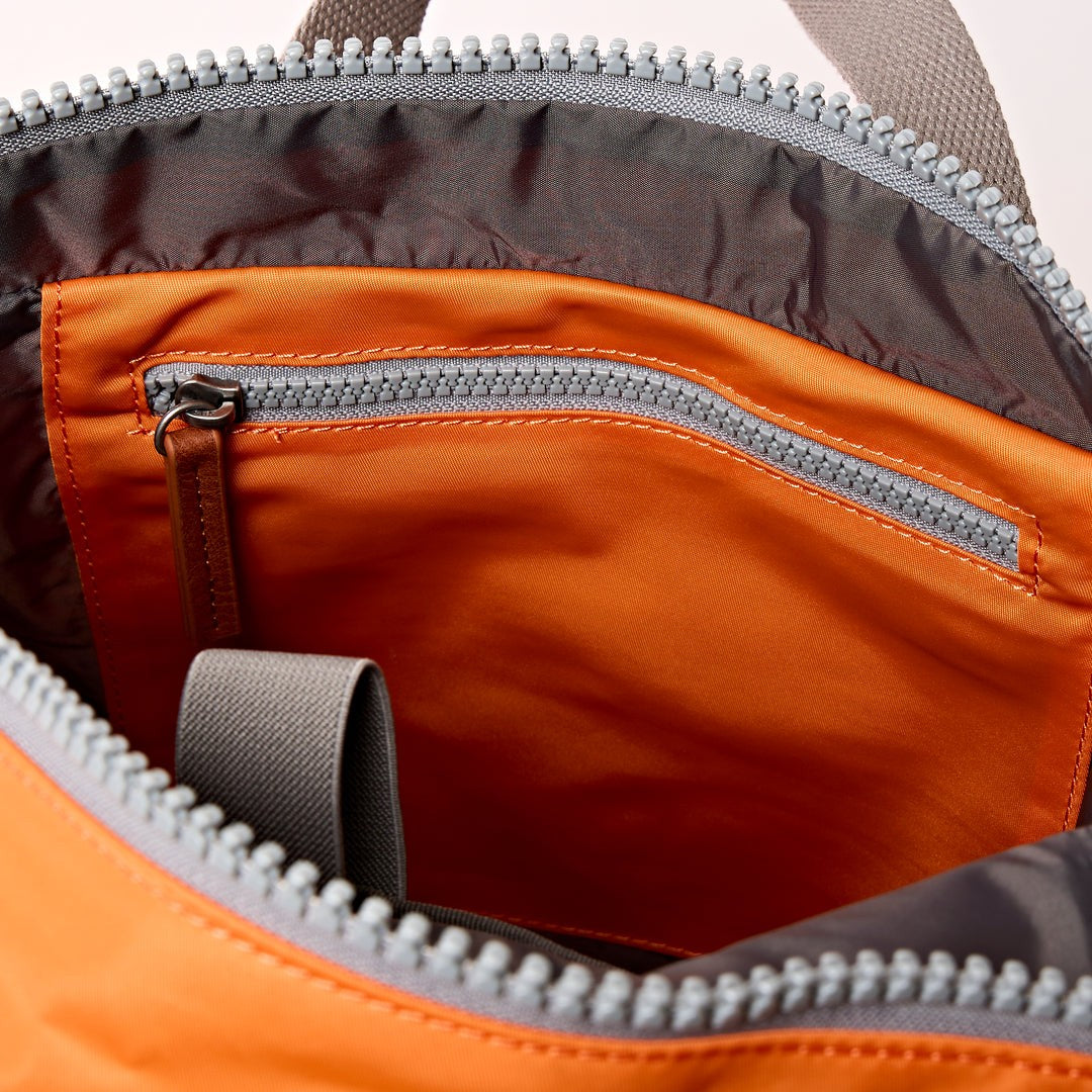 Roka Canfield Small Backpack in Jaffa Orange Nylon