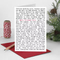 Uncle Merry Christmas Card with Quotes