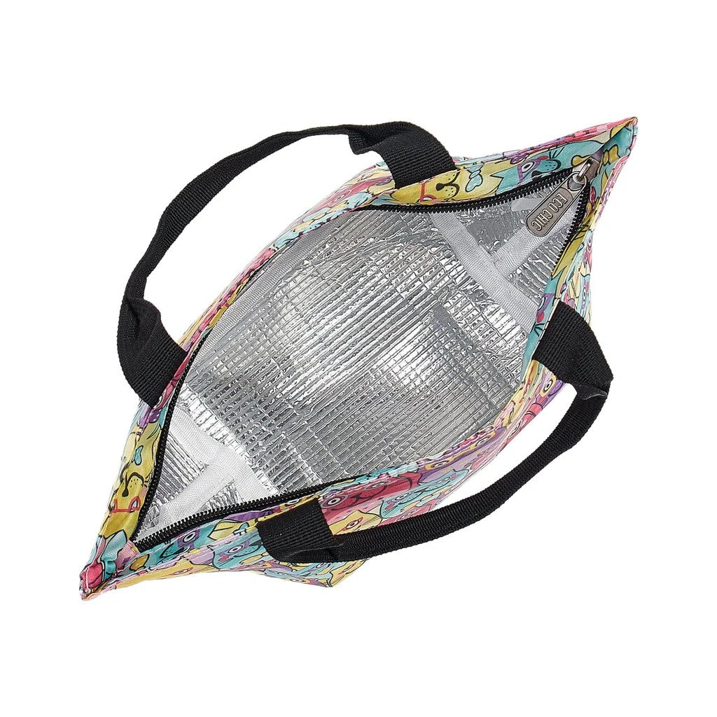 Foldable Lightweight Lunch bag - Glasses Cats