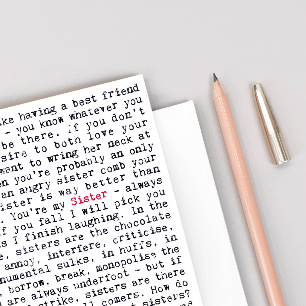 Sister Quotes Card For Her