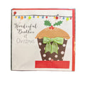 Wonderful Brother at Christmas Card