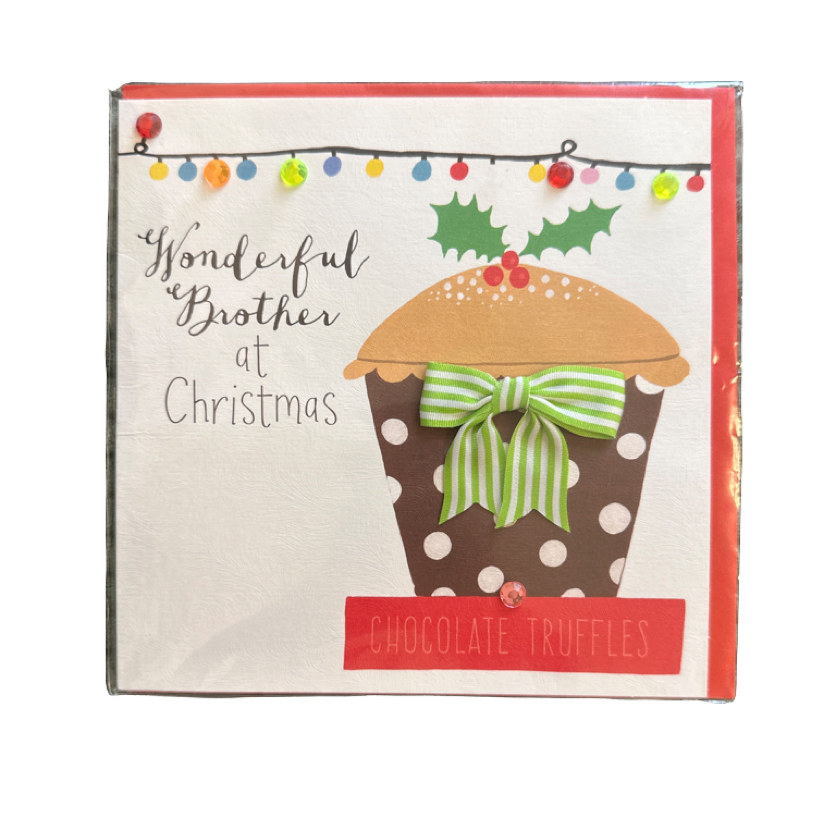 Wonderful Brother at Christmas Card