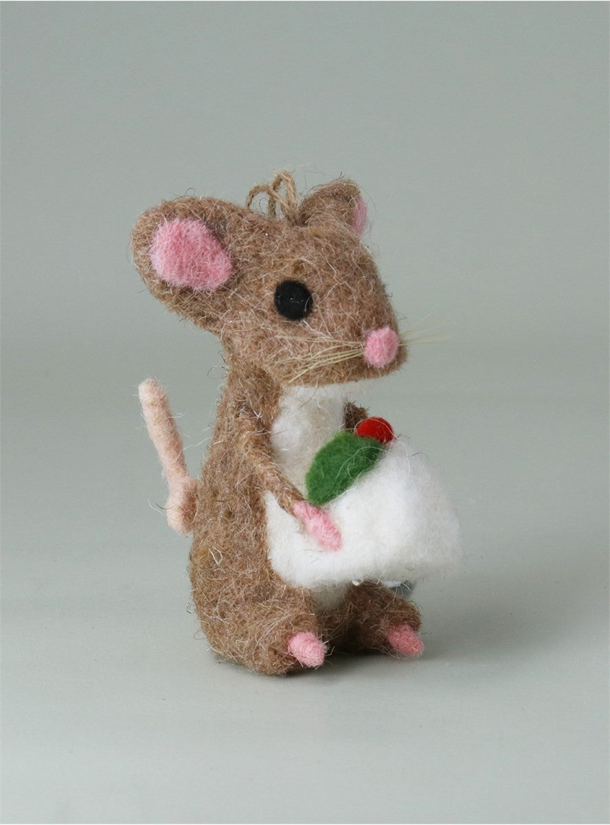 Hanging Decoration - Mice with Puddings