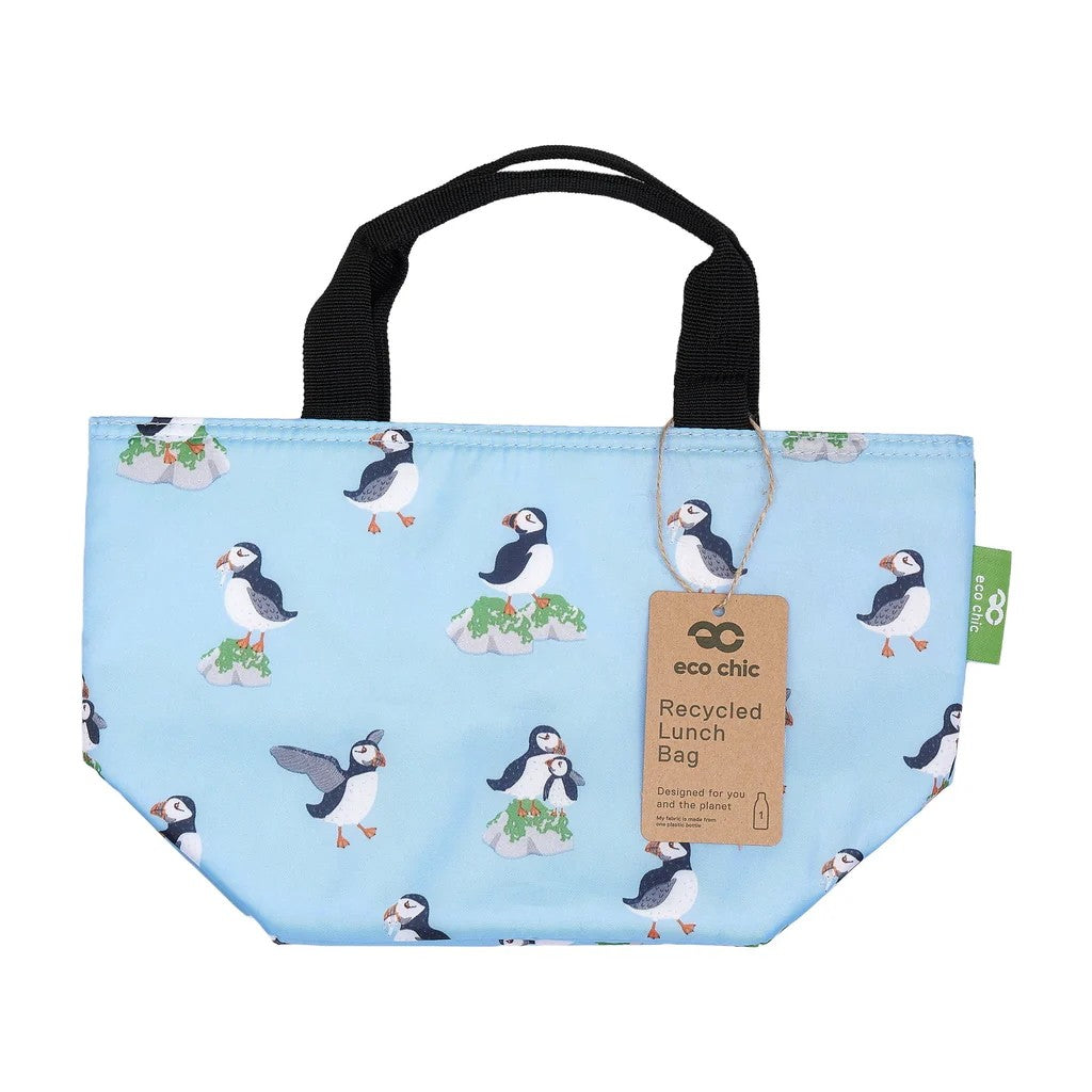 Foldable Lightweight Lunch bag - Multi Puffin