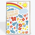 Sending you sunshine - card