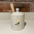 Yellow Bee Sugar Jam Pot