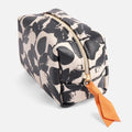 Caroline Gardner Mono Blooms Cube Cosmetic Bag