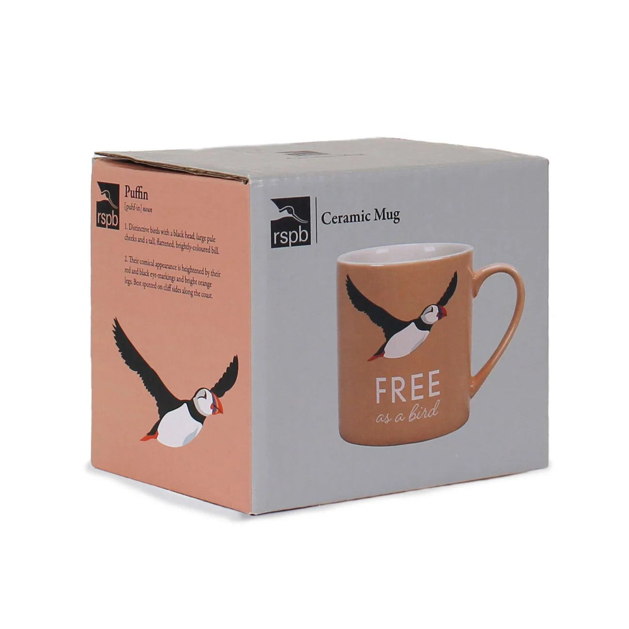 Mug Classic Boxed (310ml) - RSPB (Puffin Birds)