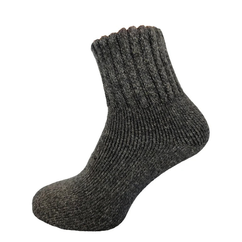 Gemjar Dark Grey Wool Blend Socks 8-12
