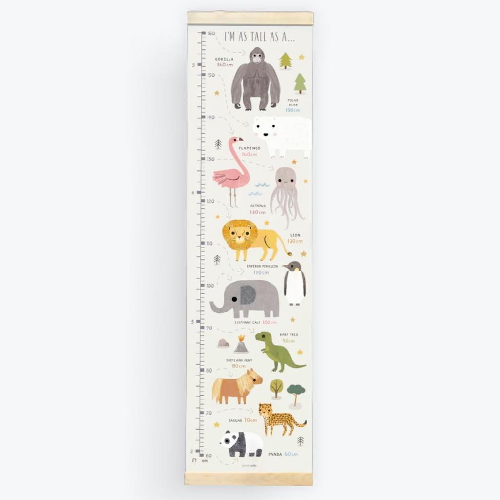 As Tall As - Canvas and Wood Height Chart